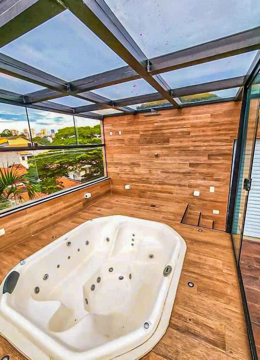 Cobertura Triplex De Luxo Com Jacuzzi Villa São Paulo Kültér fotó
